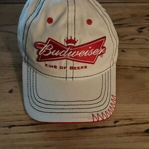 Budweiser Red and White Logo Cap